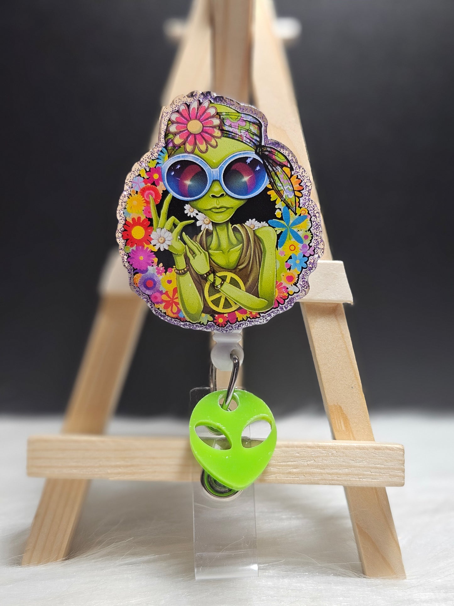 Hippie Alien Badge