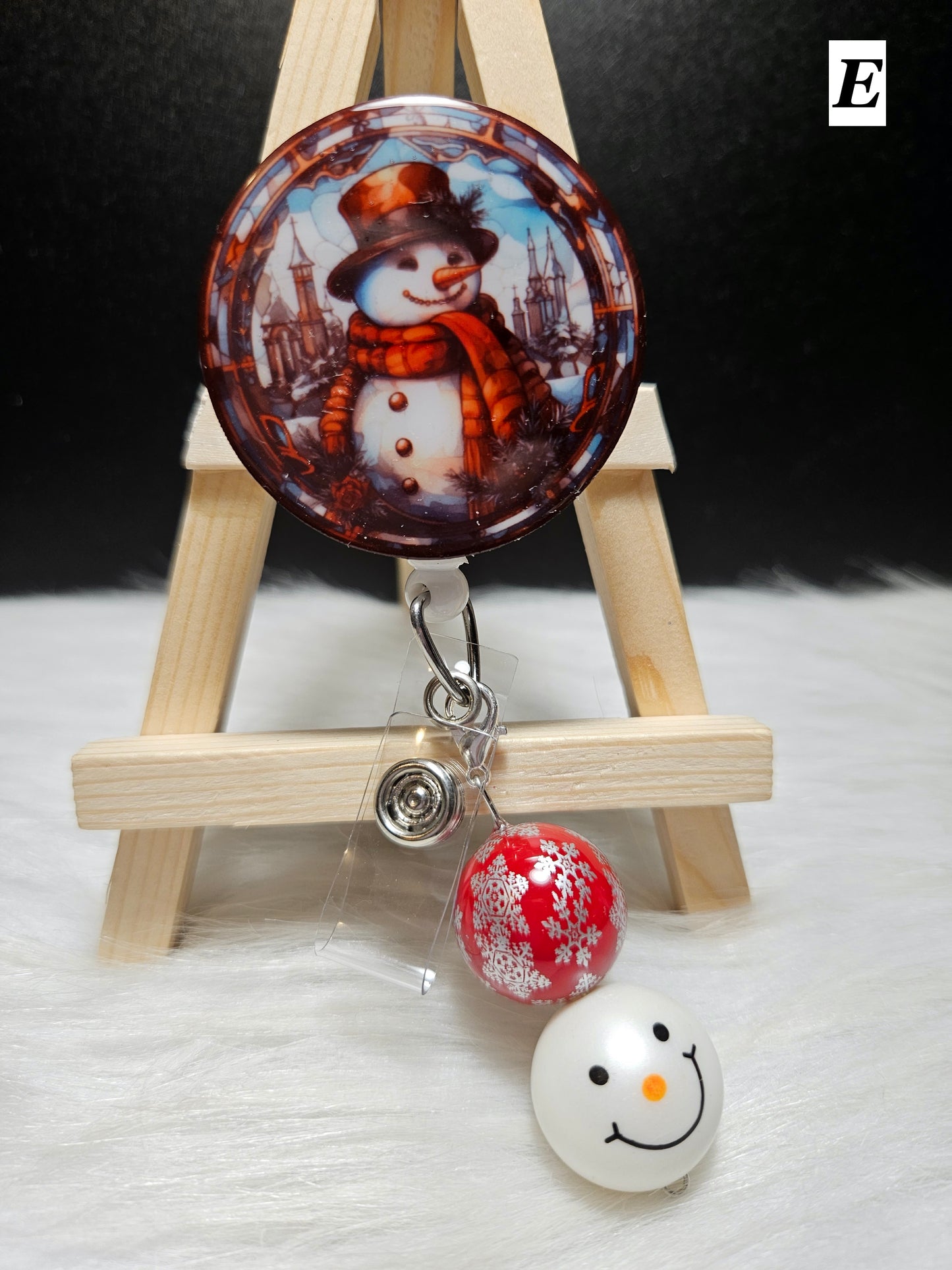 Snowman Badge Reels