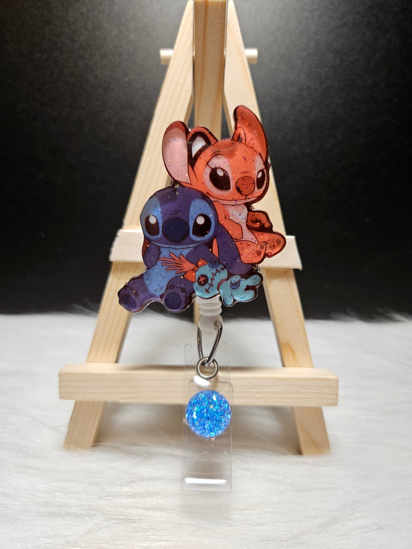 Angel And Stitch Badge