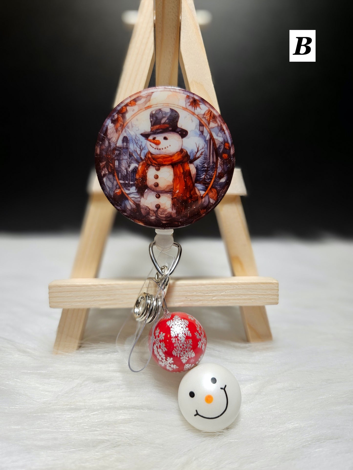Snowman Badge Reels