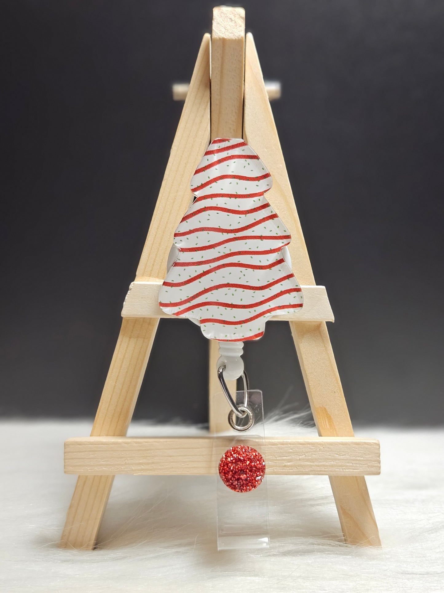 Christmas Tree Snack Cake Badge
