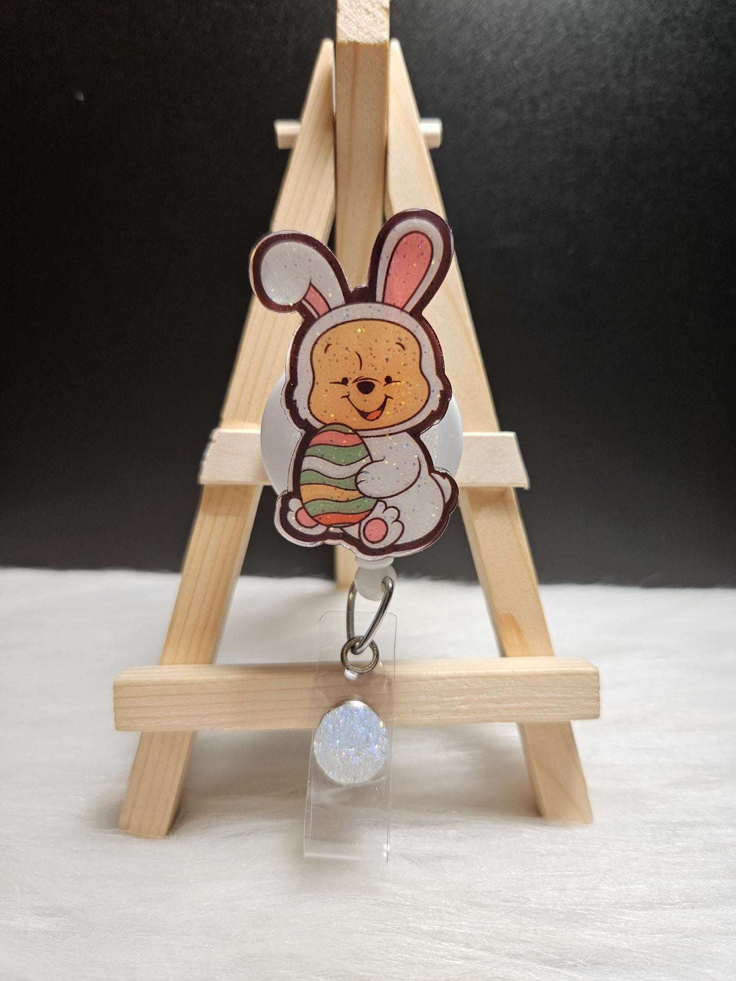 Baby Easter Pooh Badge