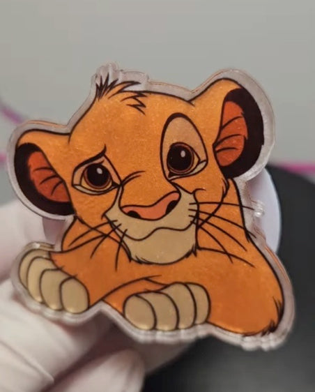 Phone Grip-Lion Character