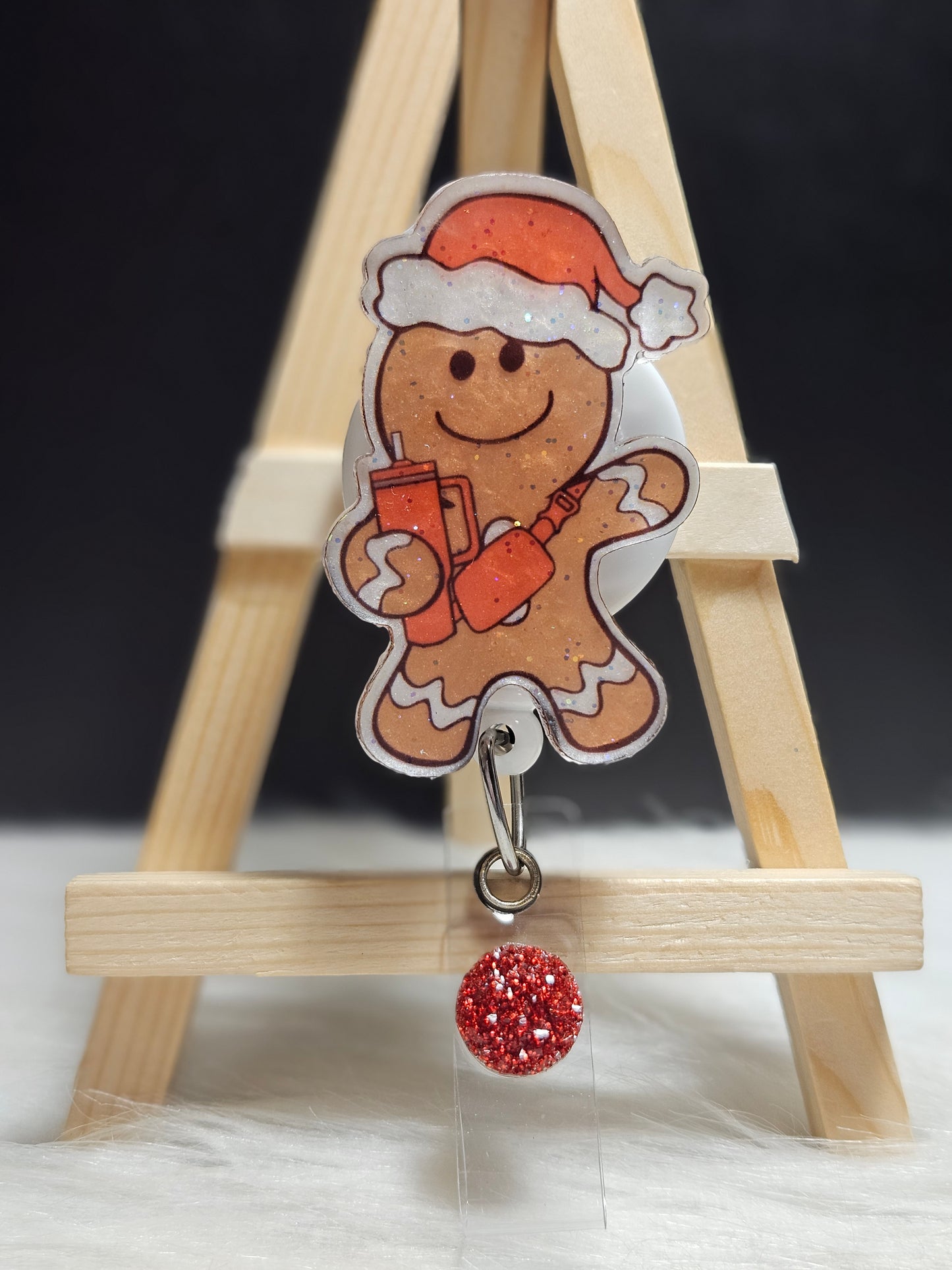 Christmas Gingerbread Man With Cup