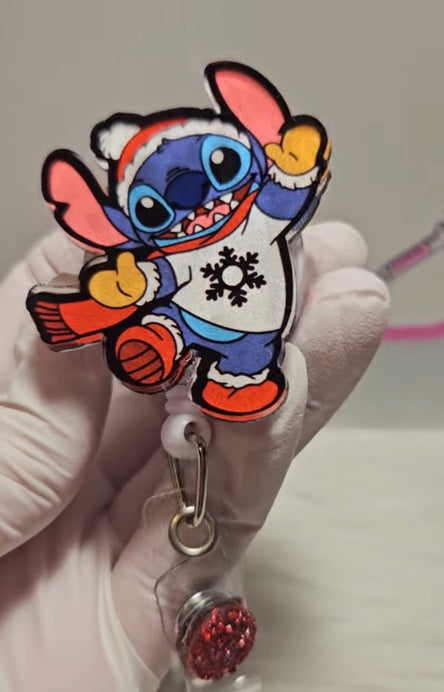 Christmas Stitch Badge Reel