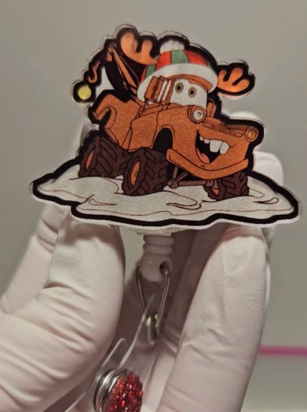 Christmas Mater Badge Reel
