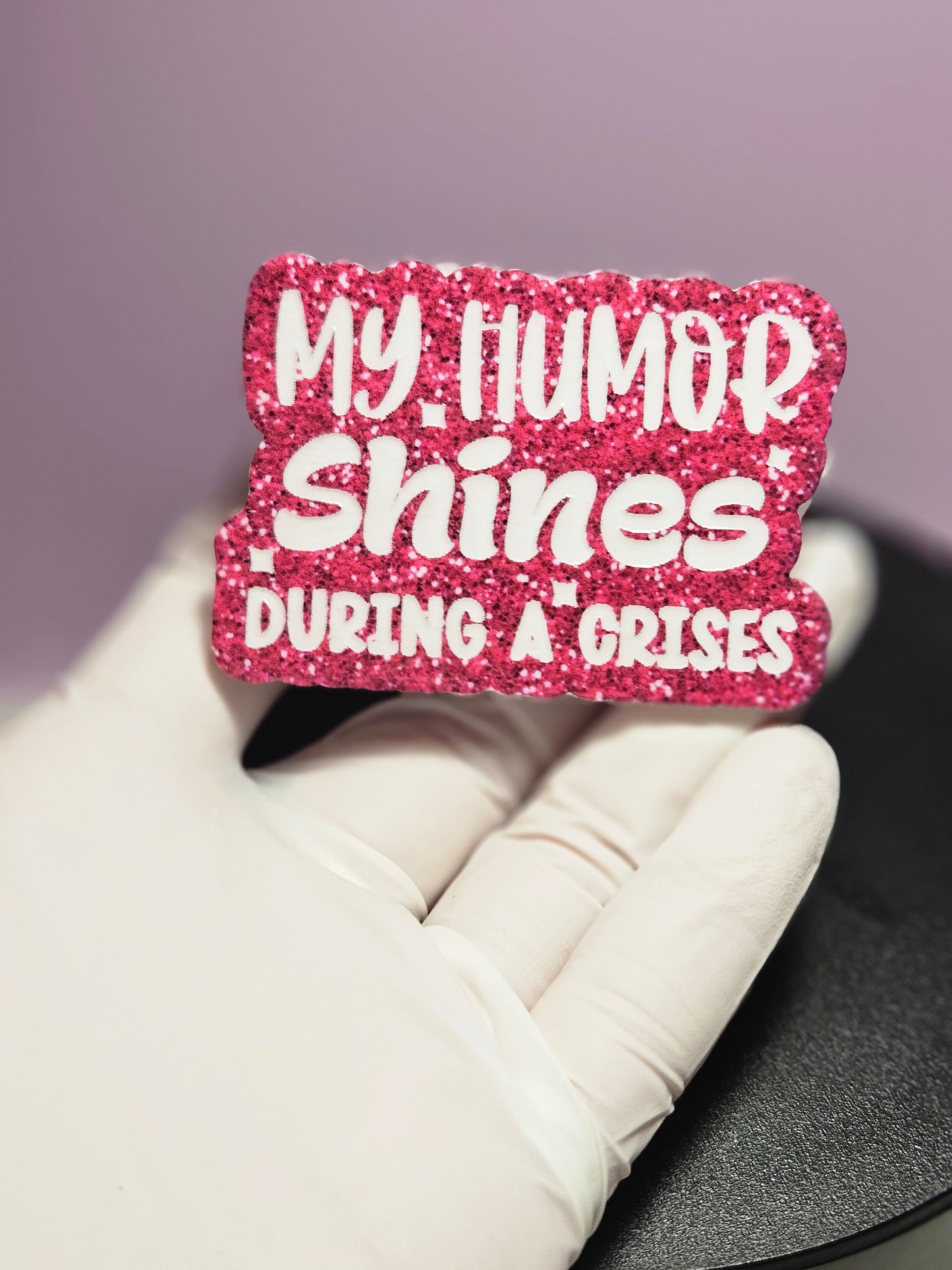 Phone Grip-My Humor Shines During A Crises