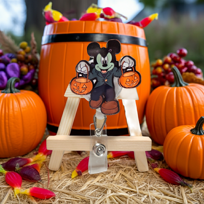 Spooky Mickey Badge