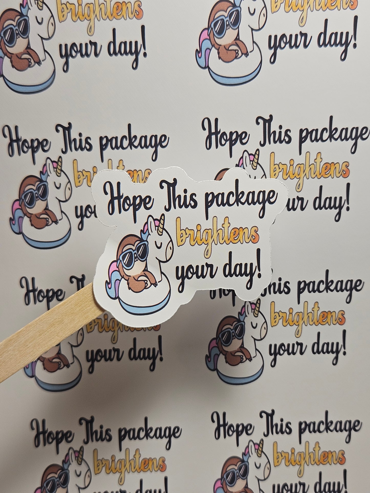 Sticker-Hope This Package Brightens Your Day