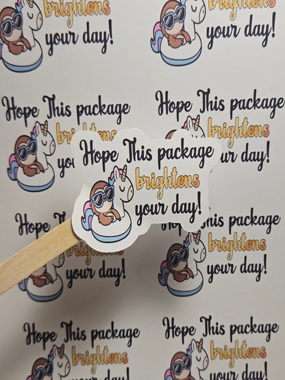 Sticker-Hope This Package Brightens Your Day