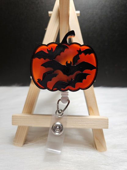 Halloween Pumpkin Badge Reels