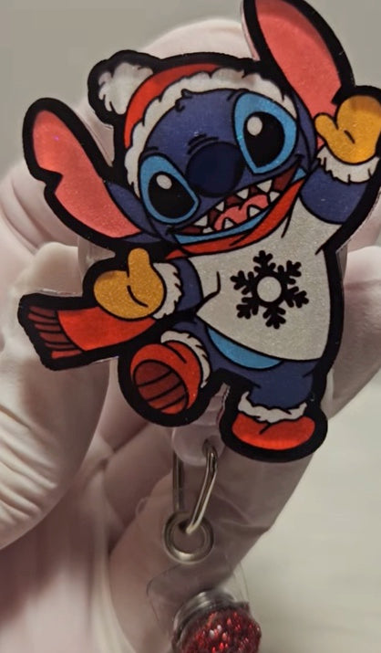 Christmas Stitch Badge Reel