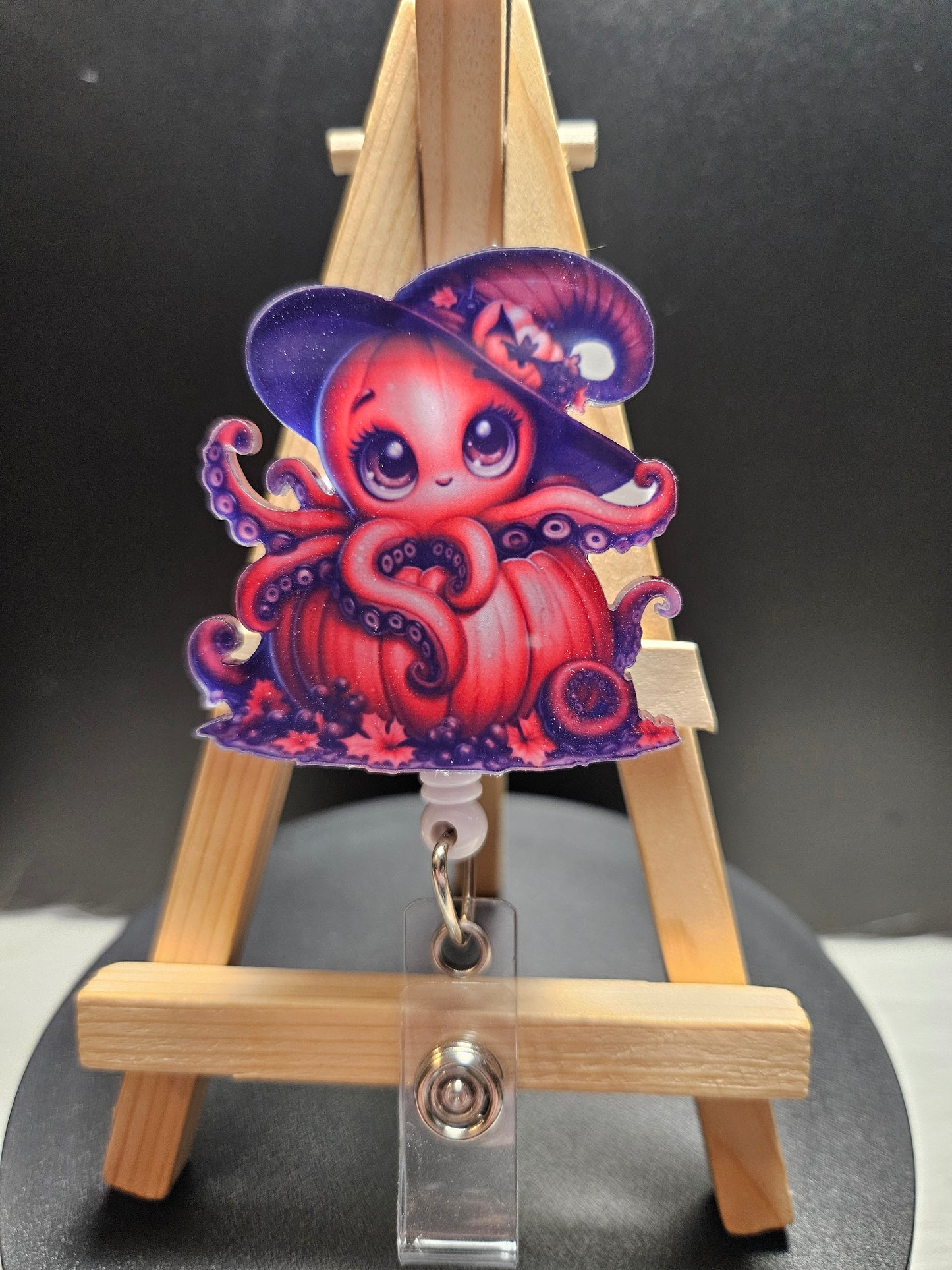 Holiday Octopus Badge