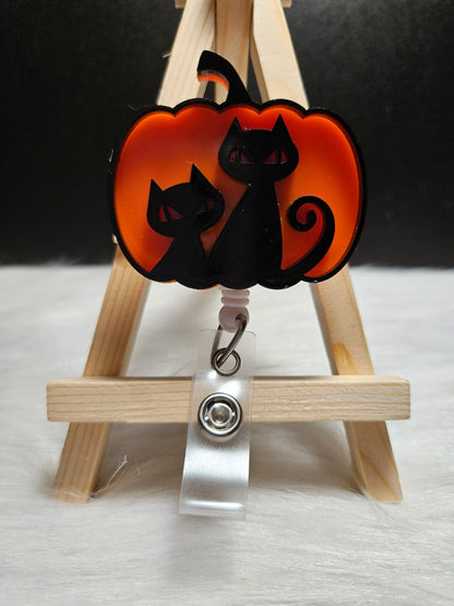 Halloween Pumpkin Badge Reels