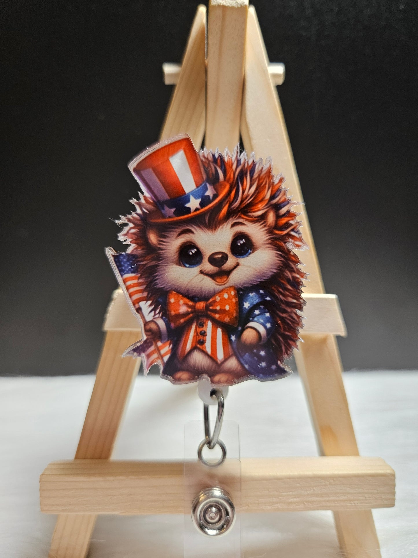 Holiday Porcupine Badge