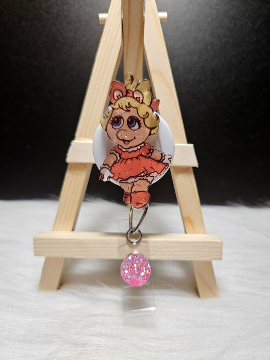 Miss Piggy Badge Reel