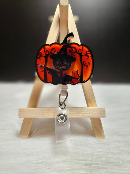 Halloween Pumpkin Badge Reels