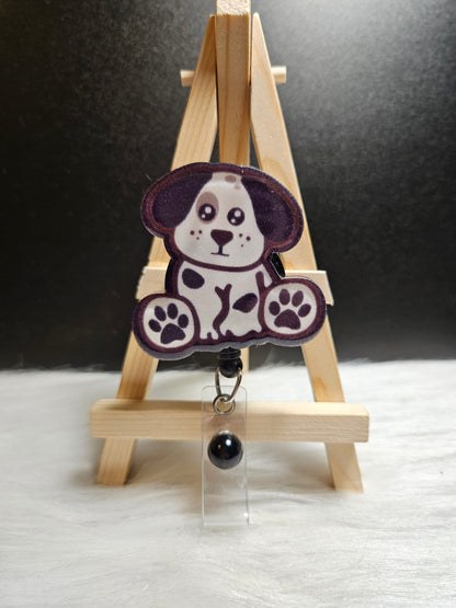 Dog Badge Reel