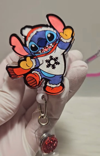 Christmas Stitch Badge Reel