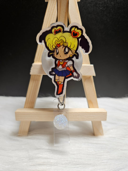 Sailor Moon Girl Badge Reel