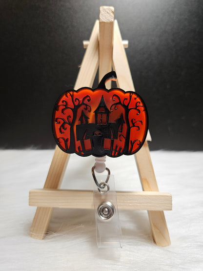 Halloween Pumpkin Badge Reels