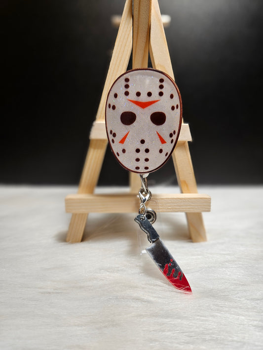 Halloween Mask Badge Reel