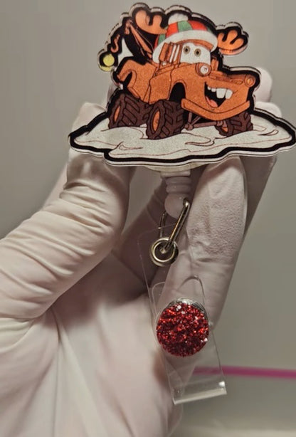 Christmas Mater Badge Reel