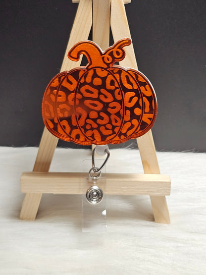 Mirrored Acrylic-Orange Pumpkin