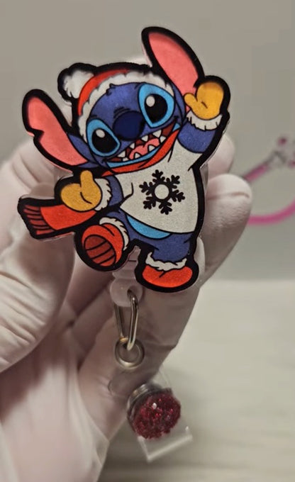 Christmas Stitch Badge Reel