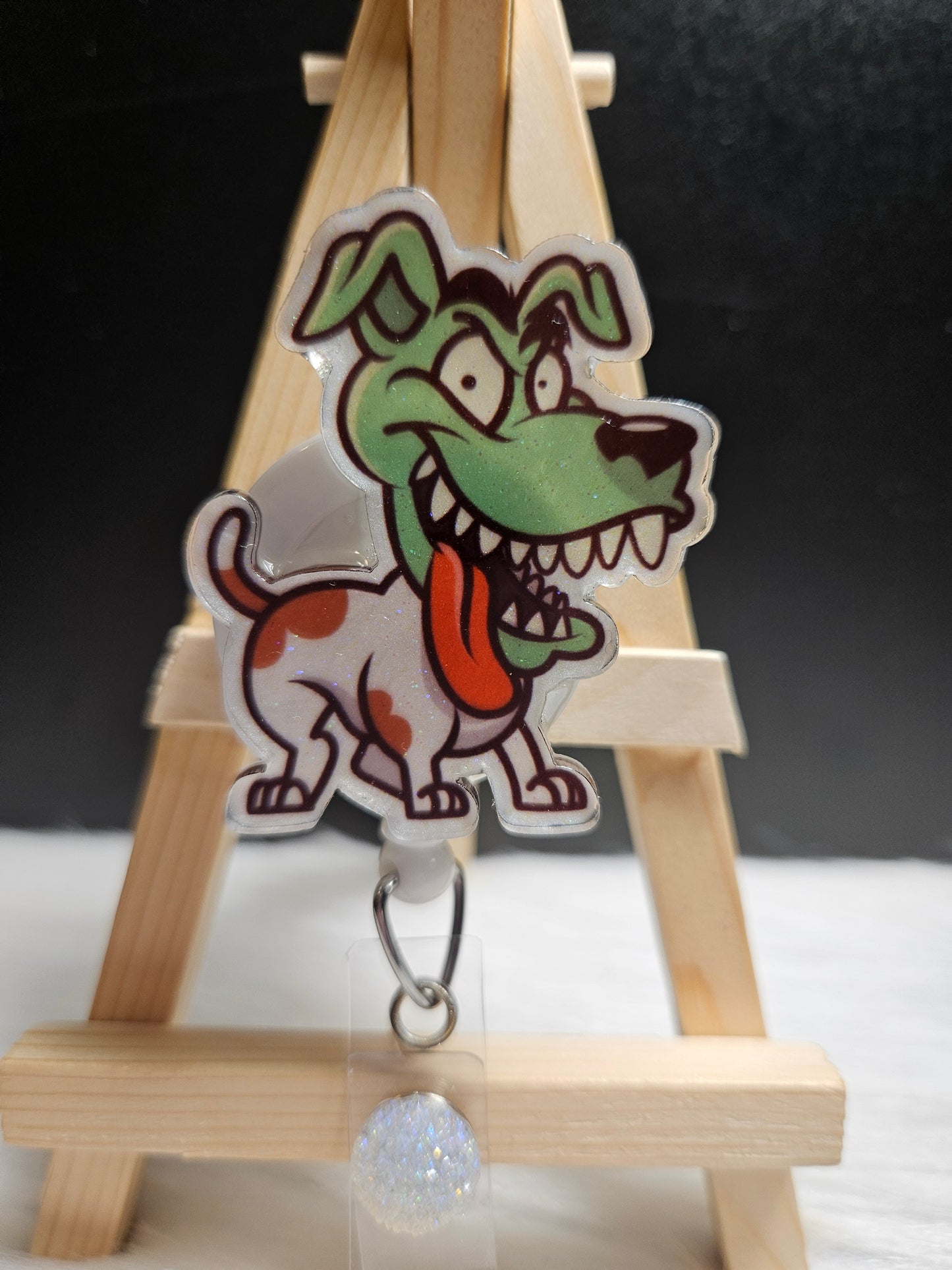 Mask Dog Character Badge