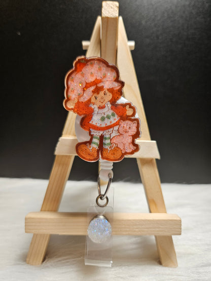 Strawberry Girl Badge Reel