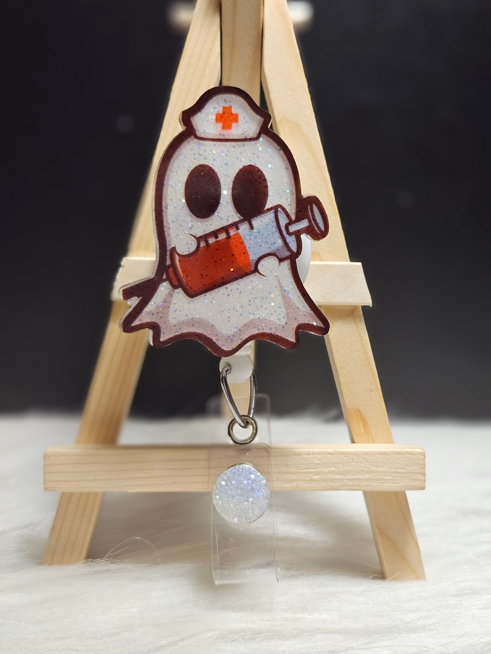 Ghost Nurse Badge Reel, Halloween Badge, Funny Badge, Medical ID Badge –  PhlebotomyChicBadges