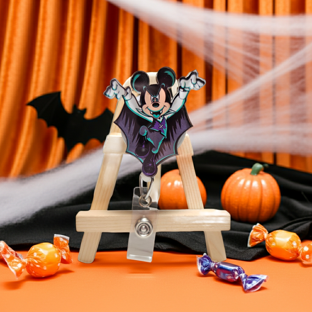 Dracula Mickey Badge