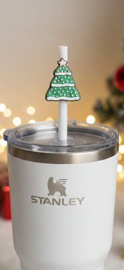 3D Printed Christmas Tree Straw Topper