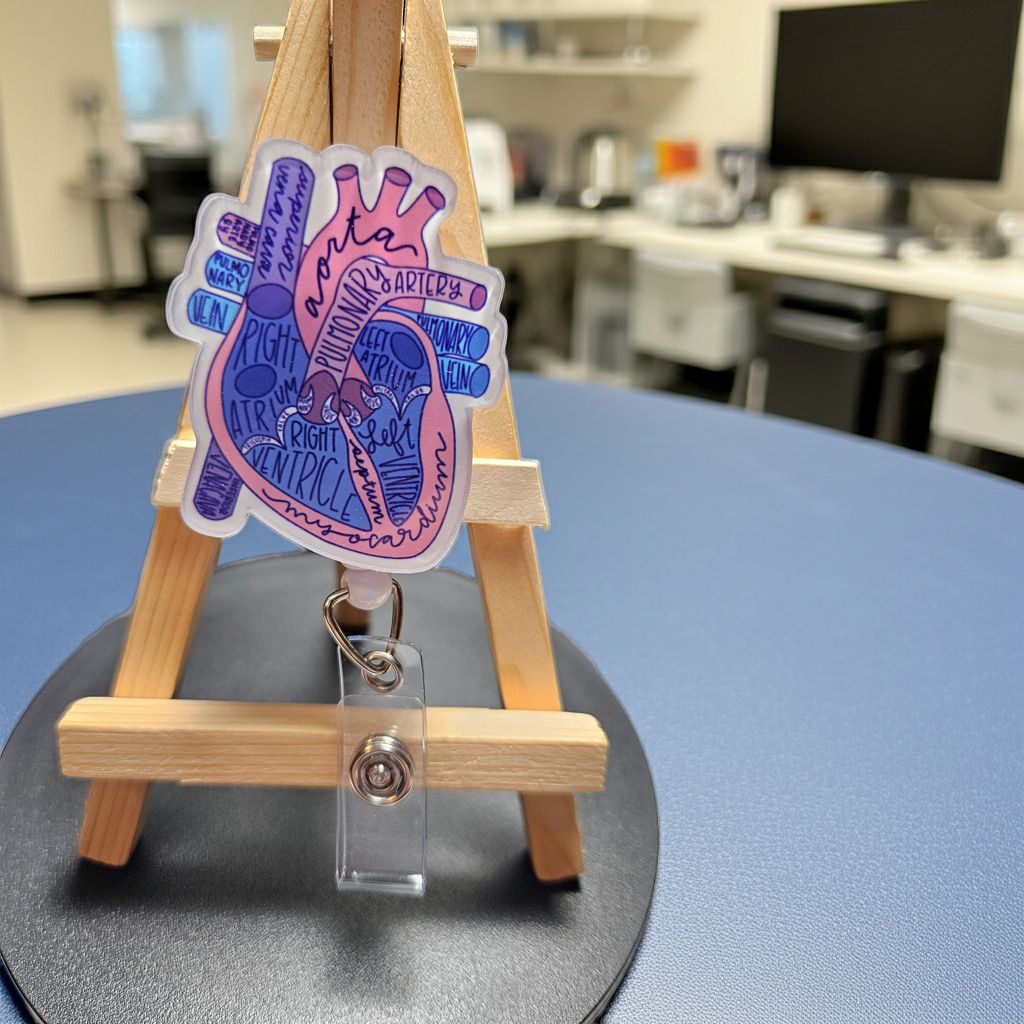 Anatomy Heart Badge