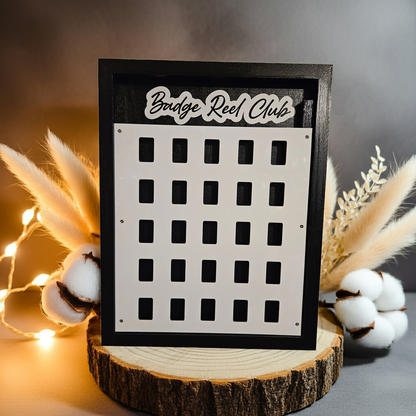 Badge Reel Storage Board Wall Mount