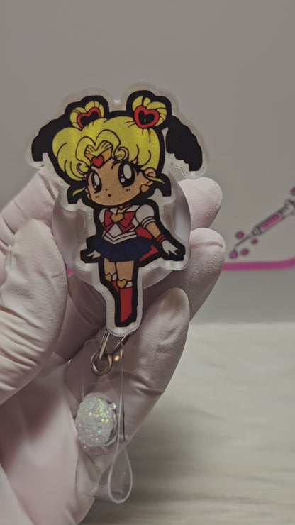 Sailor Moon Girl Badge Reel