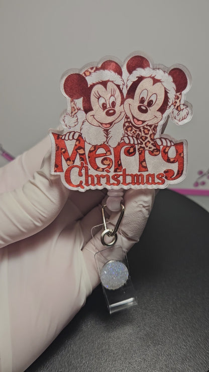 Merry Christmas Badge Reel
