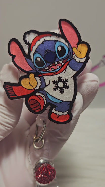 Christmas Stitch Badge Reel