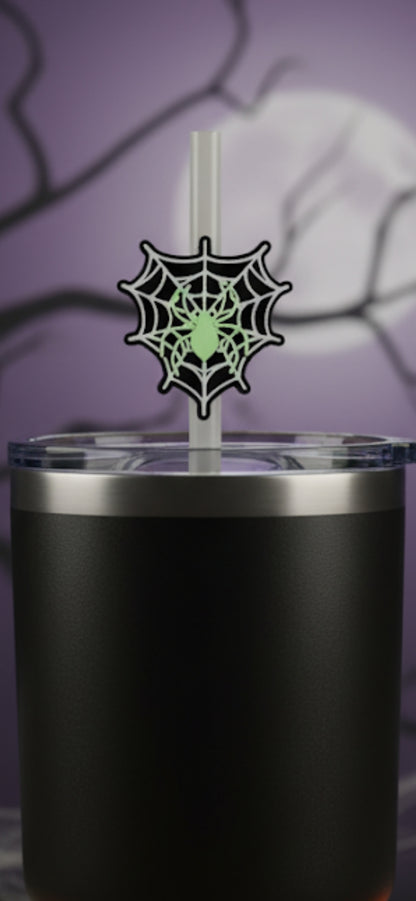 Heart Web Straw Topper