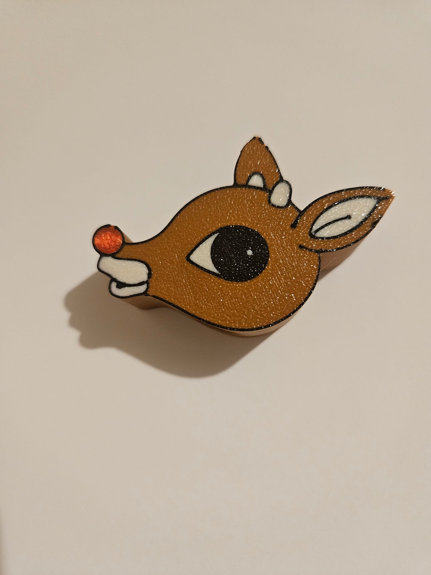 Straw Topper Rudolph